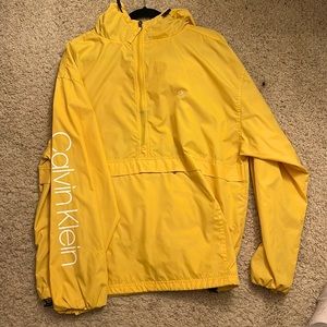 XL Yellow Calvin Klein windbreaker